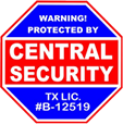  Central Security system Austin Logo